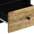 Mesita de noche de madera maciza de mango 40x33x46