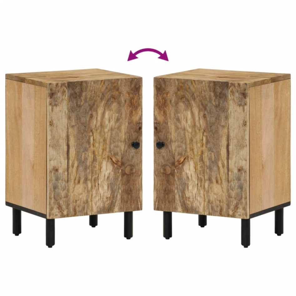 Mueble de baño madera maciza de mango 38x33x58