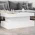 Mesa de centro con luces LED blanco 90x50x40
