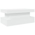 Mesa de centro con luces LED blanco 90x50x40