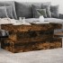 Mesa de centro con luces LED roble ahumado 90x50x40