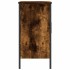 Armario lavabo baño madera ingeniería roble ahumado 60x30x60