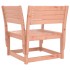 Silla de jardín madera maciza de abeto