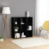 Estantería madera de ingeniería negro 98x29x97,5