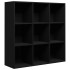 Estantería madera de ingeniería negro 98x29x97,5