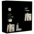 Estantería madera de ingeniería negro 98x29x97,5