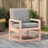 Silla de jardín madera maciza Douglas 57,5x63x76