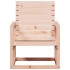 Silla de jardín madera maciza Douglas 57,5x63x76