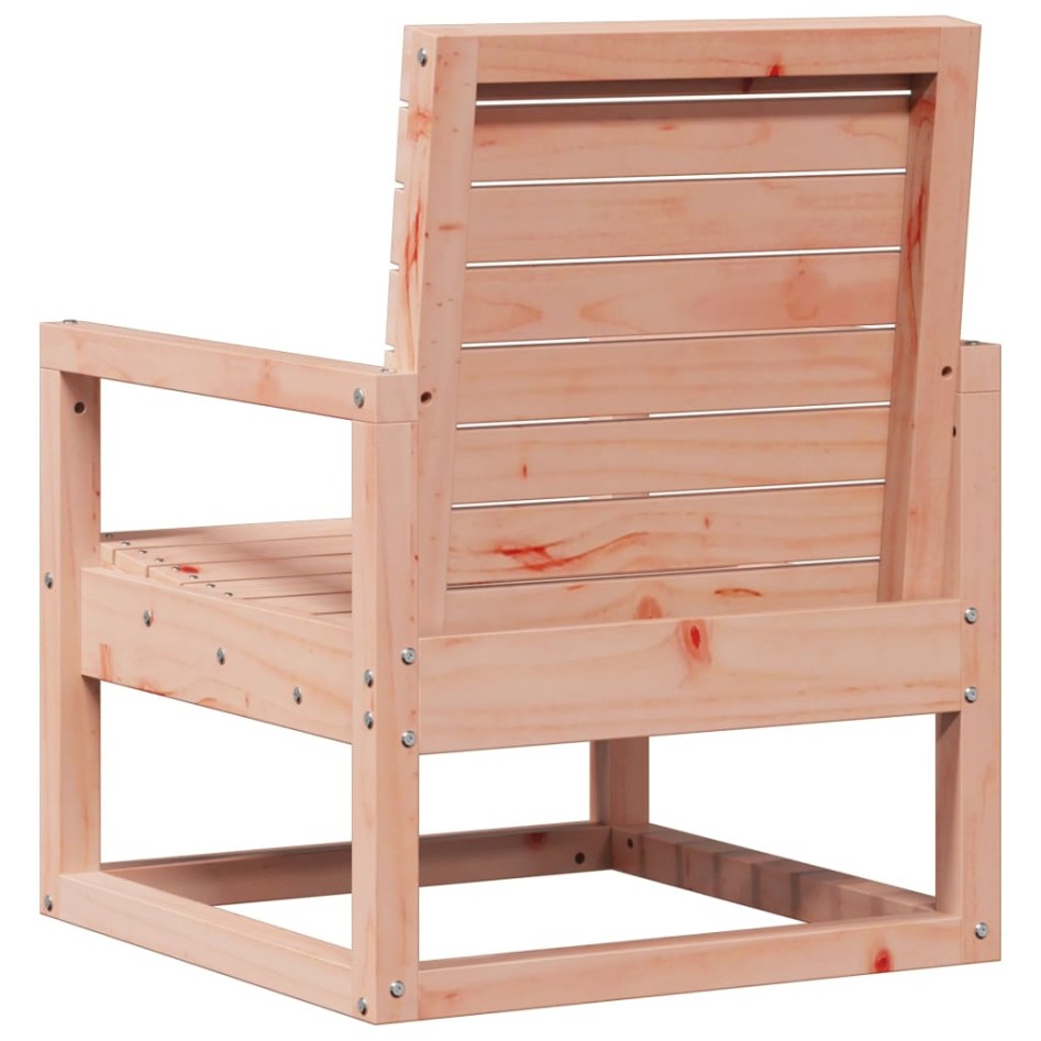 Silla de jardín madera maciza Douglas 57,5x63x76