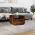 Mesa de centro con luces LED roble ahumado 50x49x40