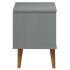 Mesita de noche MOLDE madera maciza de pino gris 40x35x48
