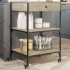 Carrito de cocina madera ingeniería roble Sonoma 60x48x89,5