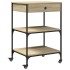 Carrito de cocina madera ingeniería roble Sonoma 60x48x89,5