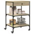Carrito de cocina madera ingeniería roble Sonoma 60x48x89,5