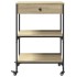 Carrito de cocina madera ingeniería roble Sonoma 60x48x89,5