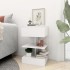 Mesitas de noche 2 uds madera contrachapada blanco 40x35x65