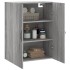 Armario de pared madera ingeniería gris Sonoma 69,5x34x90