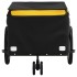 Remolque para bicicleta hierro negro y amarillo 30