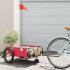 Remolque para bicicletas hierro y tela Oxford