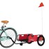 Remolque para bicicletas hierro y tela Oxford