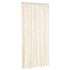 Cortina antimoscas chenilla beige y blanco 90x200