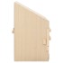 Ponedero para gallinas 2 compartimentos madera pino 63x40x65