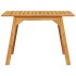 Mesa de comedor de jardín madera maciza de acacia 110x56x75