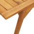 Mesa de comedor de jardín madera maciza de acacia 110x56x75