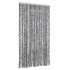 Cortina antimoscas chenilla gris negro y blanco 100x200