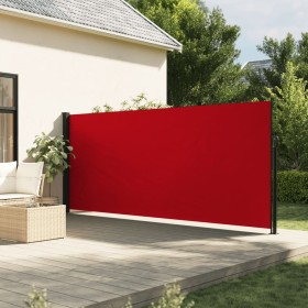 Toldo lateral retráctil rojo 160x500