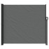 Toldo lateral retráctil gris antracita 180x500