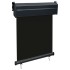 Toldo lateral de balcón negro 65x250
