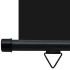 Toldo lateral de balcón negro 65x250
