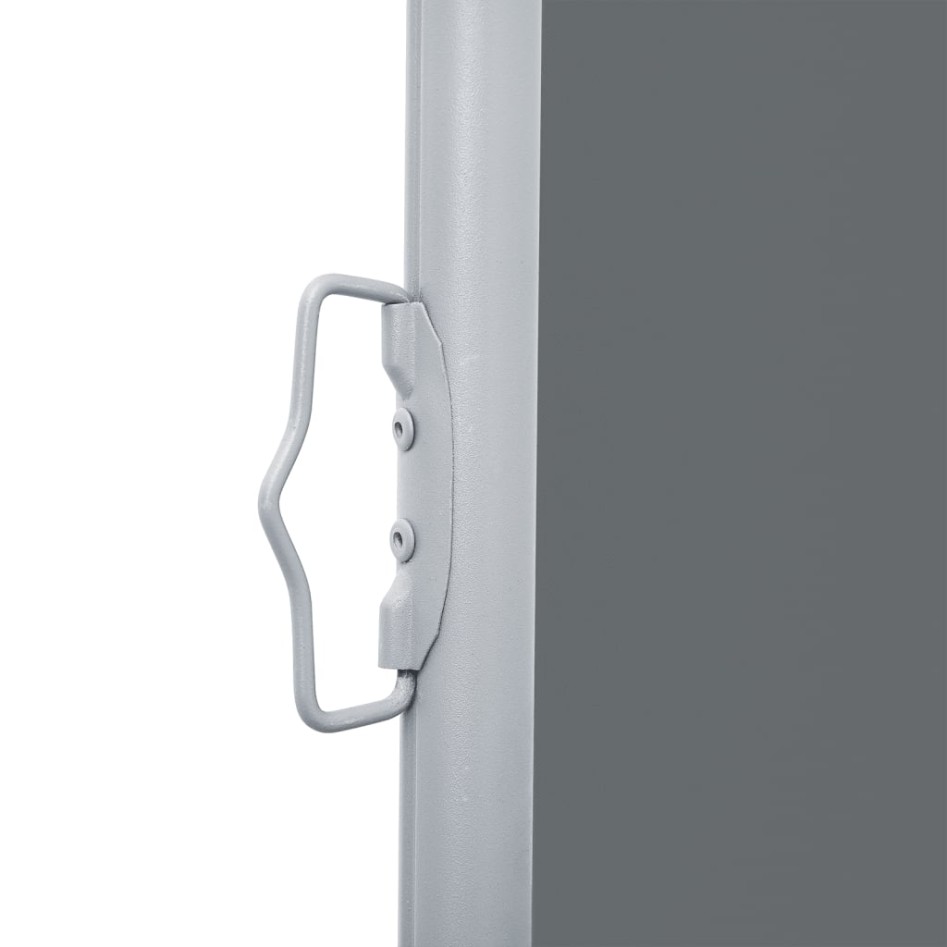 Toldo lateral retráctil gris antracita 120x1000
