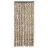 Cortina antimoscas chenilla beige y marrón 90x200