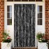 Cortina antimoscas chenilla gris antracita 100x200