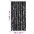 Cortina antimoscas chenilla gris antracita 100x200