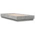 Estructura de cama madera de ingeniería gris hormigón 90x190