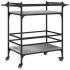 Carrito de cocina madera ingeniería gris Sonoma 82x40x78,5