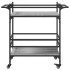Carrito de cocina madera ingeniería gris Sonoma 82x40x78,5