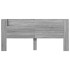 Cabecero de cama con luz LED gris Sonoma 220x16,5x103,5