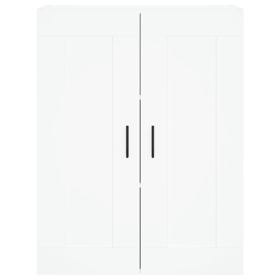 Aparador alto madera contrachapada blanco 69,5x34x180