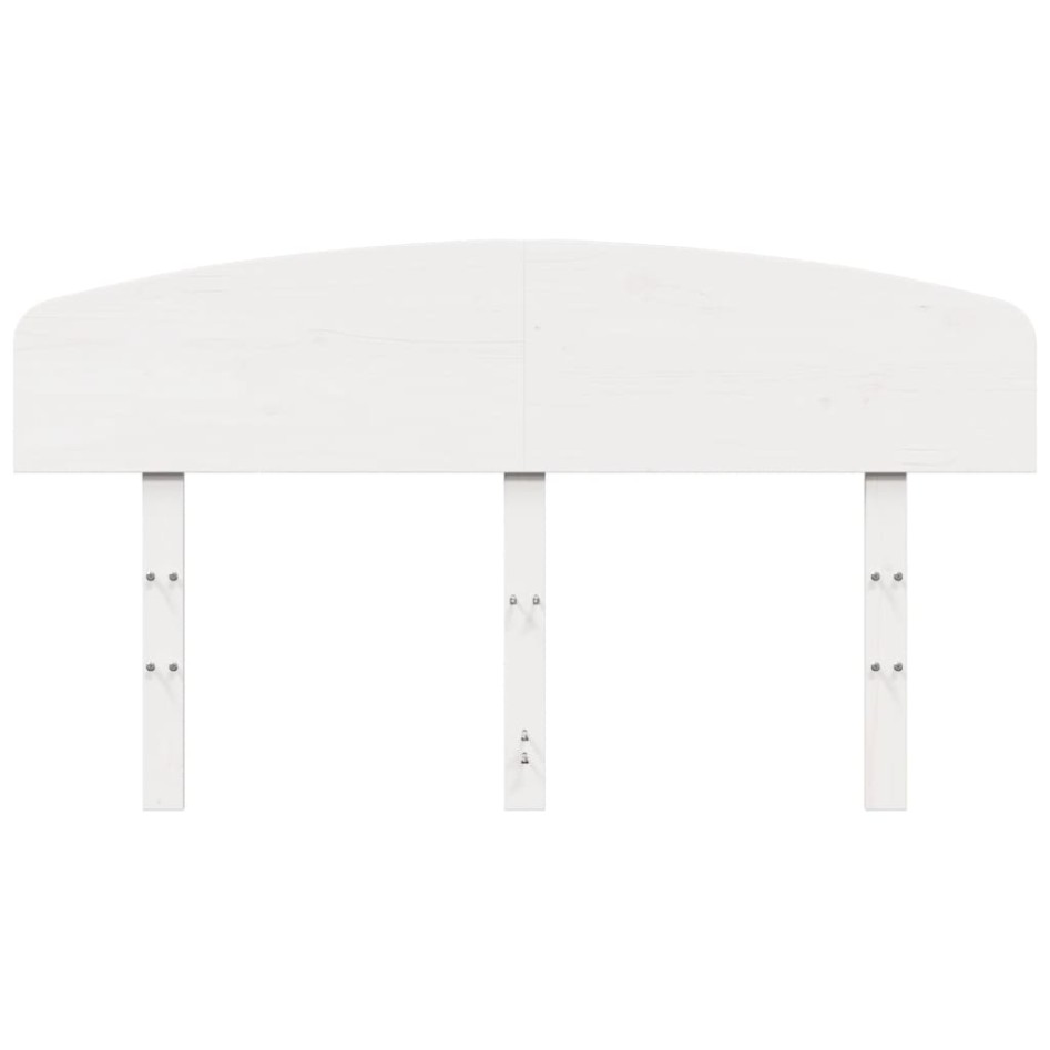 Cabecero de cama madera maciza de pino blanco 160