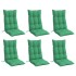 Cojines de silla con respaldo alto 6 uds tela Oxford