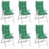 Cojines de silla con respaldo alto 6 uds tela Oxford