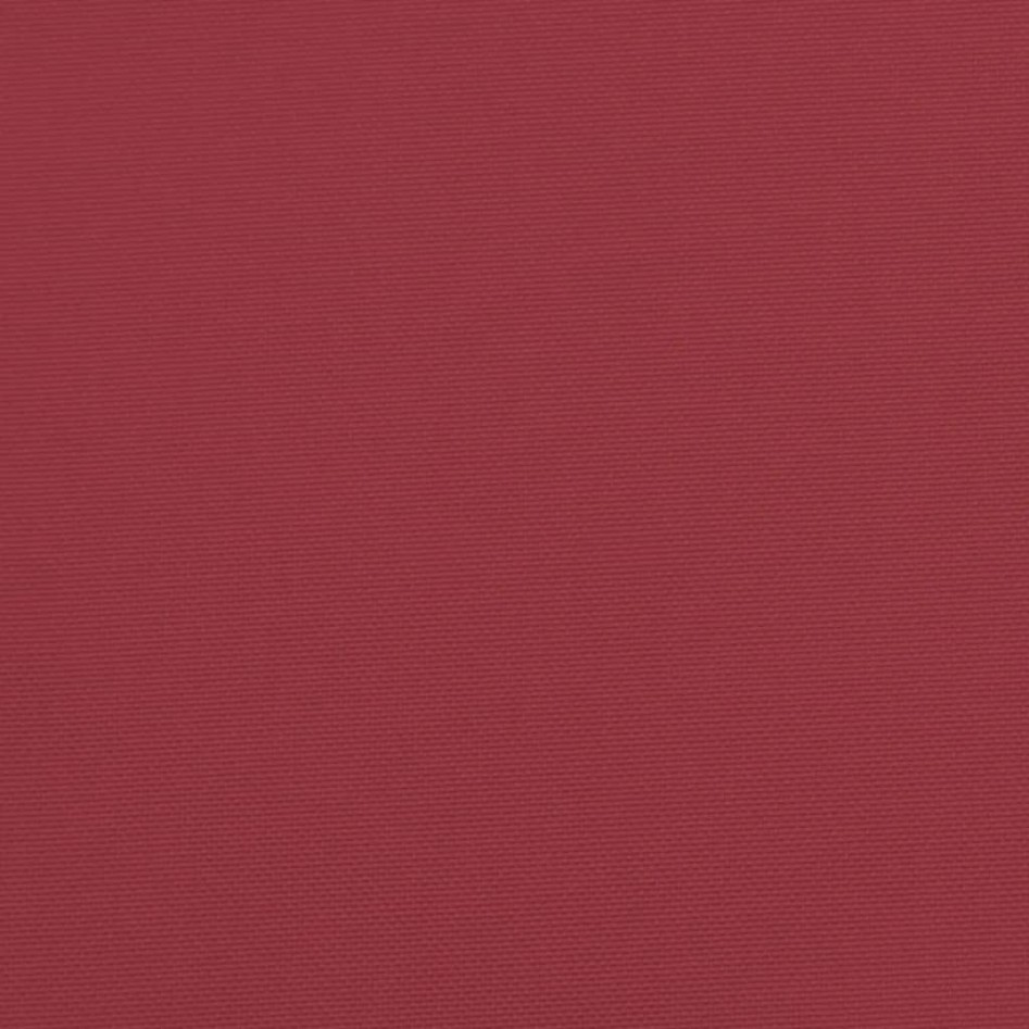 Cojines para silla respaldo bajo 4 uds tela Oxford rojo