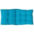 Cojines para silla respaldo bajo 4 uds tela Oxford azul