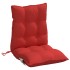 Cojines para silla con respaldo bajo 4 uds tela Oxford