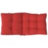 Cojines para silla con respaldo bajo 4 uds tela Oxford