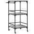 Carrito de cocina madera ingeniería gris Sonoma 60,5x50x105